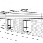 Artists impression of finished house