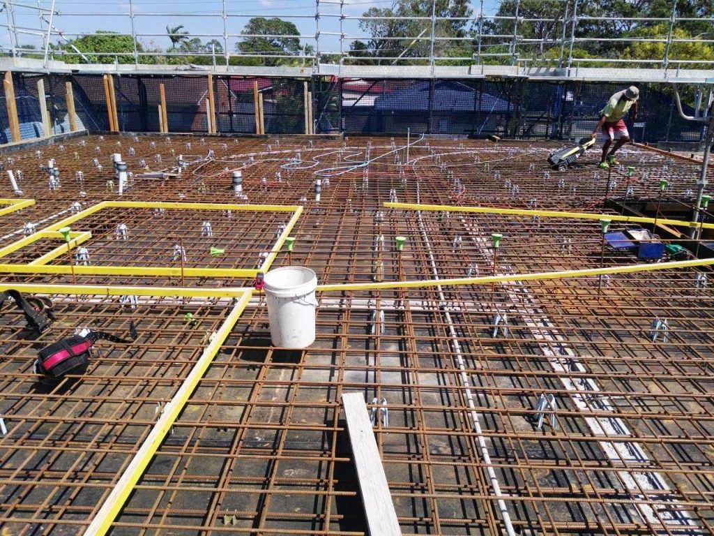 Structural engineering for suspended concrete slabs